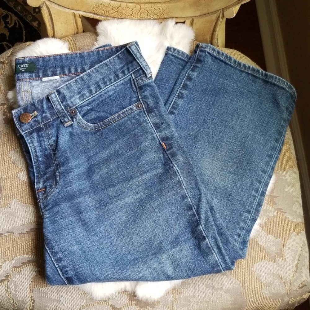 ✔J. Crew hipslung jeans